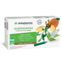 Arkofluido Quemagrasa concentrado plus Bio  20 ampollas de 15 ml