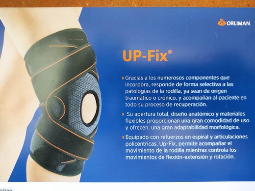 Genouillère Up-Fix UF-100, Ligaments croisés, Tendinite fascia lata