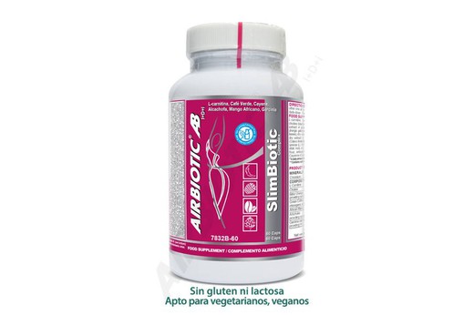 Slimbiotic Complex 60 càpsules. Apte vegans i vegetarians. Sense gluten ni lactosa