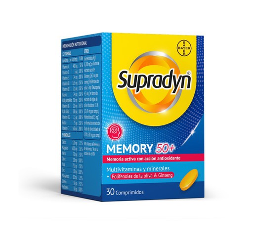 Supradyn memory 50+    30 comprimidos