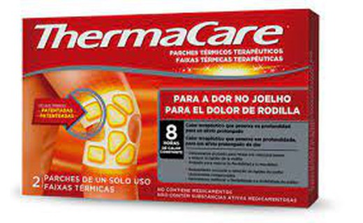 Therma Care parches termicos terapeuticos rodilla 2 parches