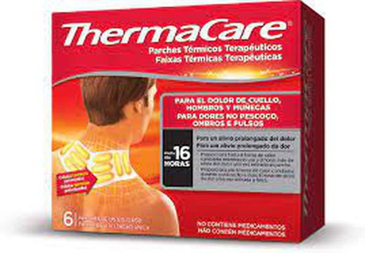 Thermacare pegats tèrmics terapèutics cervical 6 unitats