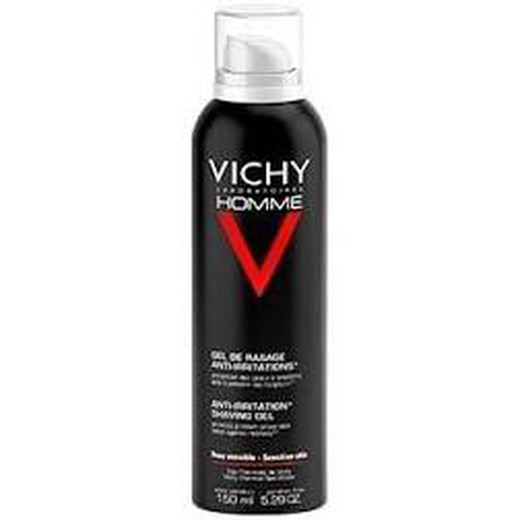 Espuma de barbear Vichy Basic Homme para peles sensíveis 200 ml. Anti-irritação