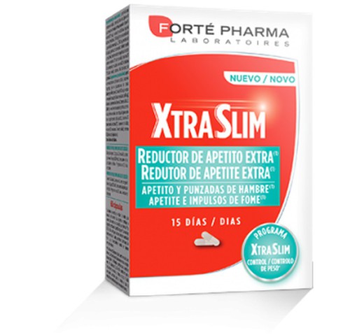 Xtraslim reductor de apetito 60 cápsulas