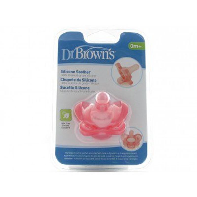 ButtonMe - Chupetes de silicona suave de alta calidad para recién nacidos  de 0 a 6 meses, sin BPA, paquete de 2 chupetes cómodos y elegantes de 0 a 6