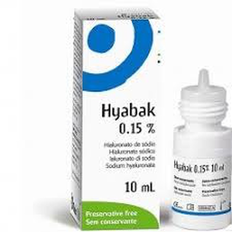 Hyabak colirio ojo seco ácido hialurónico, 10 ml