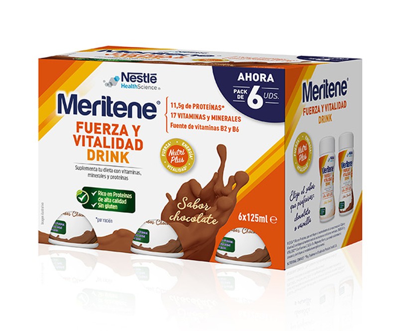 Meritene Drink de Nestlé 6 x 125 ml — Farmacia Castellanos
