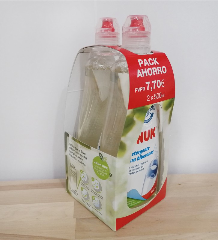 Nuk detergente para biberones 2 x 500 ml — Farmacia Castellanos