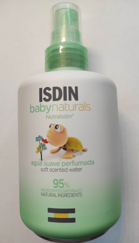 Nutraisdin Baby Naturals Agua Suave Perfumada, Colonia para Bebé