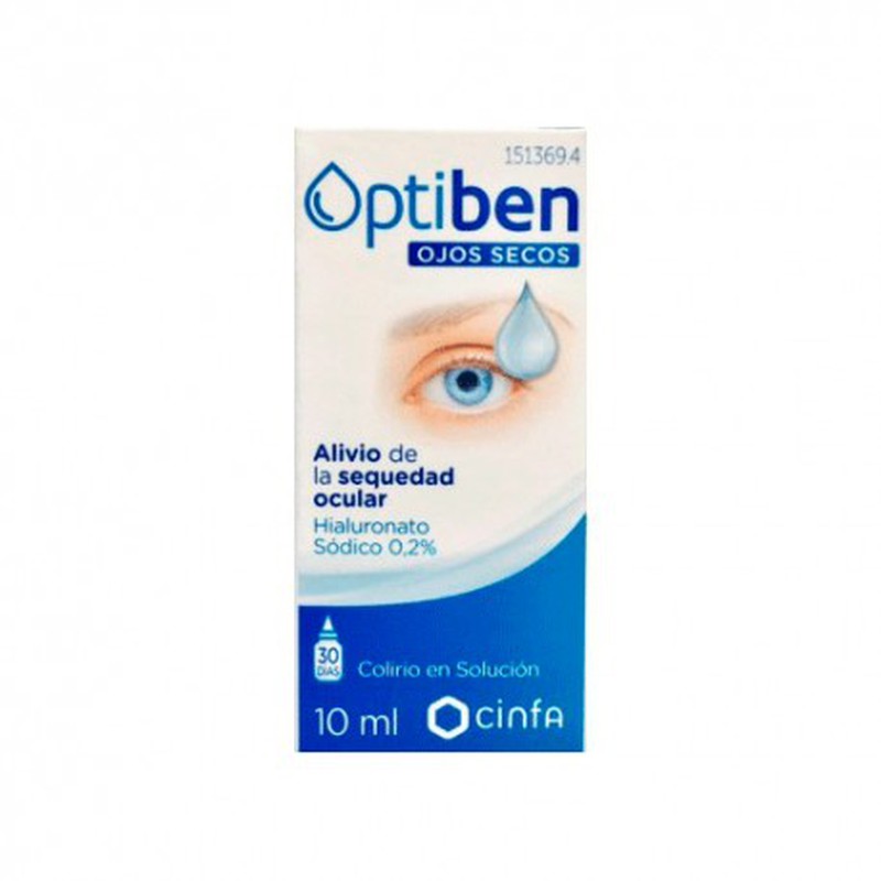 Farmacia Fuentelucha  Optiben ojos secos repair colirio 10 ml