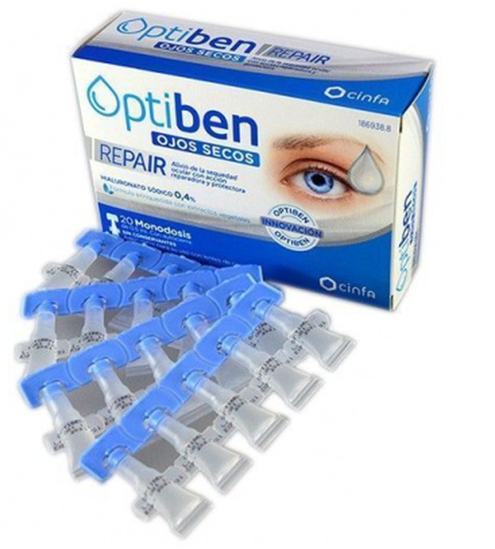 Comprar Optiben Ojos Secos repair 20 monodosis de Cinfa al mejor precio
