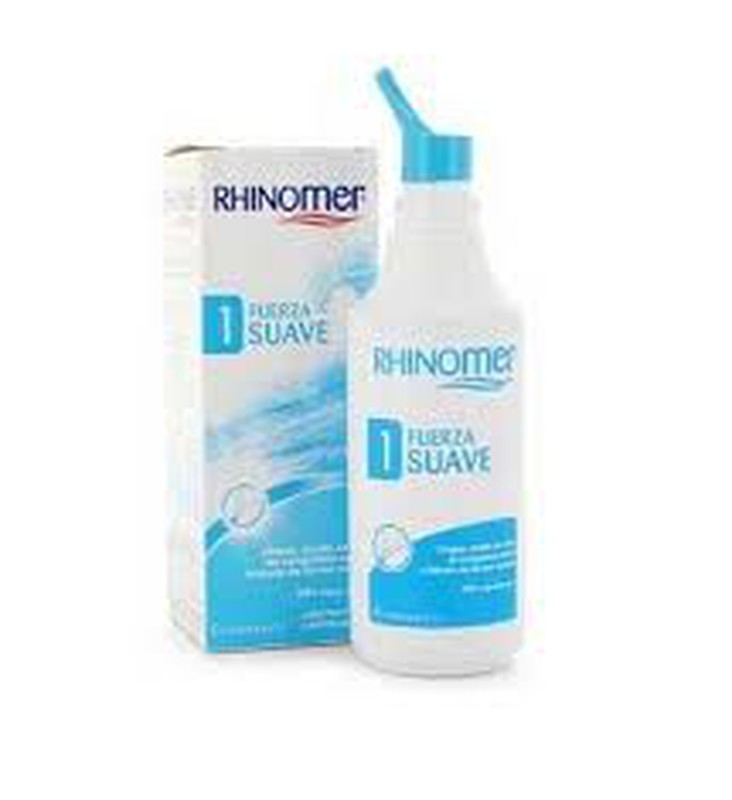 Rhinomer Spray Nasal 100% Agua de Mar, Fuerza Suave 1, Para Adultos y Niños  a Partir de 1 Año, 135 ml : : Bebé